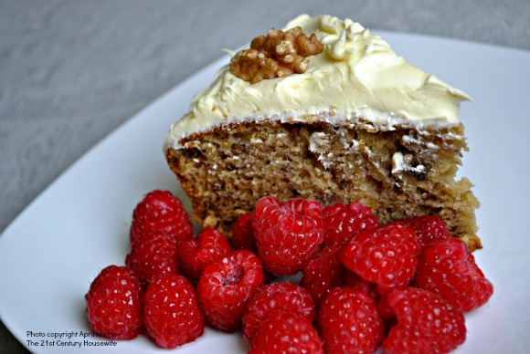 Slice of Old Fashioned Banana Cake