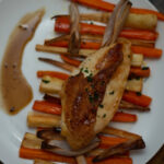 Maple Glazed Chicken with Roasted Root Vegetables
