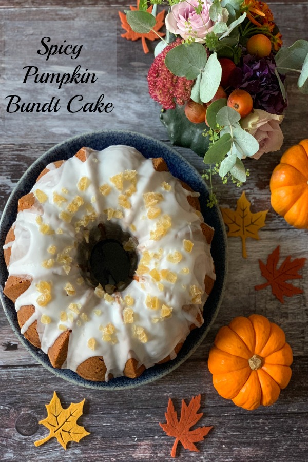This Spicy Pumpkin Bundt Cake recipe has all the wonderful flavours of fall. arming ginger, sweet cinnamon, pungent cloves and aromatic nutmeg all combine to make this cake taste so good! If you love fall spices, this is the cake for you!