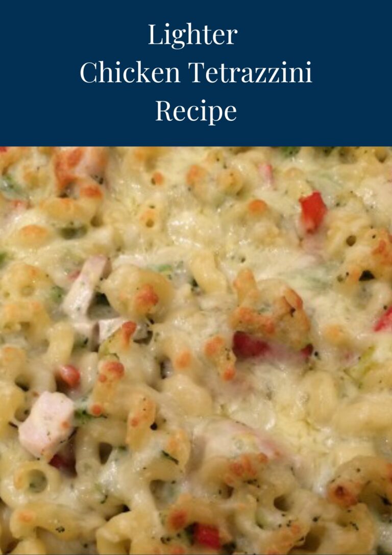 A close up shot of Lighter Chicken Tetrazzini