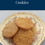 Speculaas Snickerdoodle cookies served on a Limoges china plate
