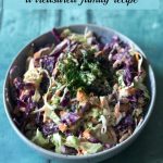 Grandma's Homemade Coleslaw is an easy family recipe, chock full of healthy veggies in a creamy dressing.