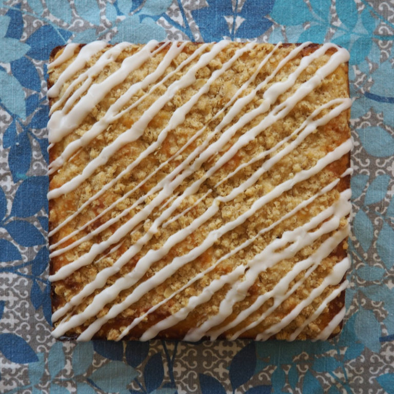 Lemon Almond Streusel Squares