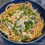 Fresh crab and spring vegetables make this fast, easy Crab Linguine recipe a delight.