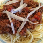Vegetarian Spaghetti Bologese