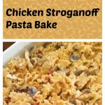 My Chicken Stroganoff Pasta Bake is an easy, busy night meal. It's a mild, lower fat, family friendly twist on beef stroganoff that everyone will love.