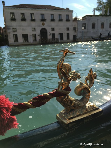 Seeing Venice by Gondola on AprilJHarris.com