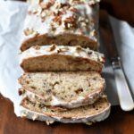 Spiced Banana Nut Loaf, a lightly spiced, deliciously moist banana nut loaf the whole family will love