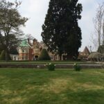 A front view of Bletchley Park in Milton Keynes