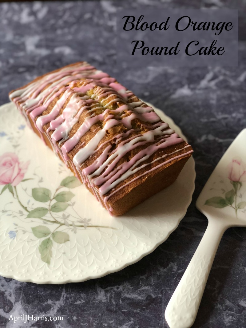 Blood Orange Pound Cake a delicious traditional pound cake with a gorgeous citrus hit