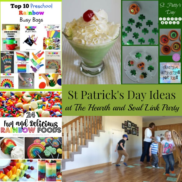 St Patrick's Day Ideas and Inspiration at The Hearth and Soul Link Party where we invite you to share posts about anything that feeds your soul