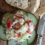 My Easy Crab Pate is a go-to starter or appetizer, an easy lunch, the perfect canapé topper and a great entertaining all rounder.