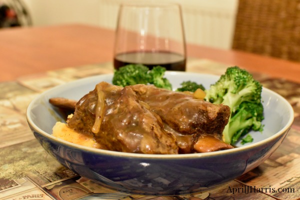 Short Ribs in a Sweet and Spicy Sauce Made in the Slow Cooker