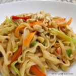 Vegan Pad Thai with a Gluten Free Option