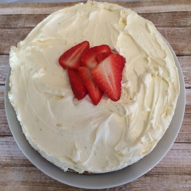 Easy No Bake Lime Cheesecake