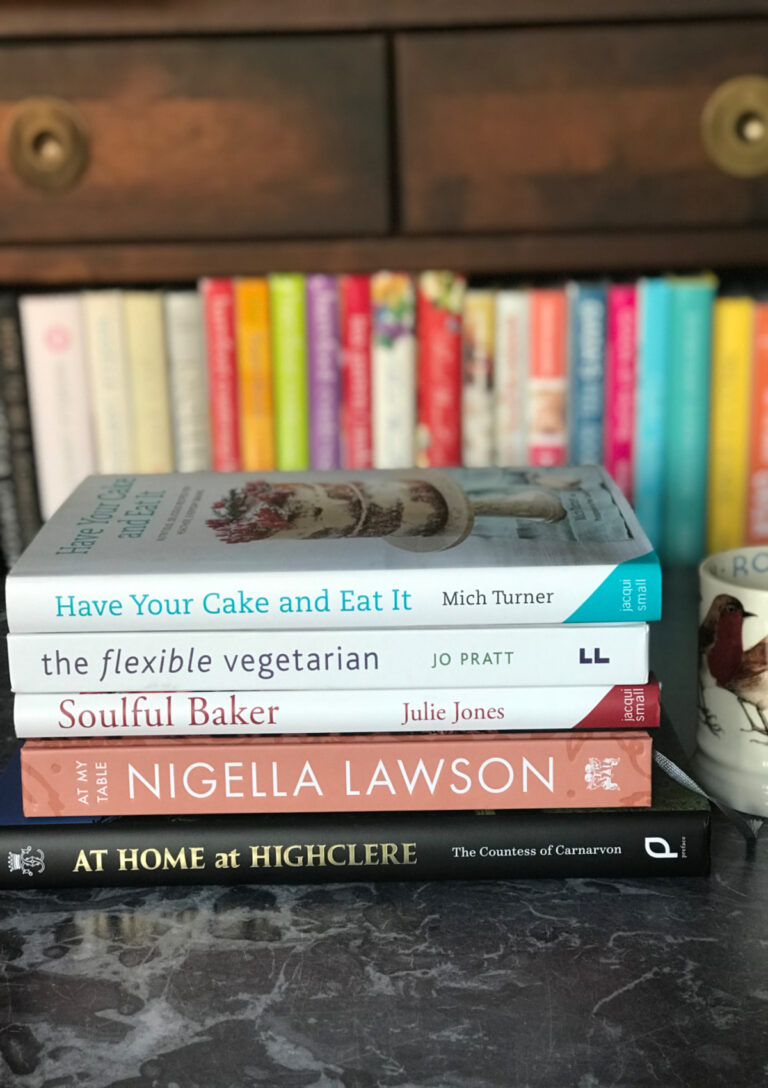 A stack of cookbooks - A selection of my top 5 favourite cookbooks from 2017, beautiful, helpful books I still cook from now in 2026.