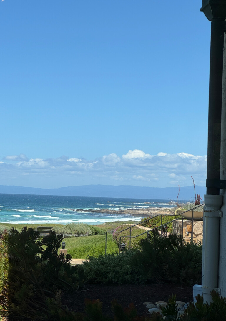 A view of the Pacific Ocean from The Inn at Spanish Bay