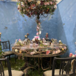 A floral table at The Chelsea Flower Show