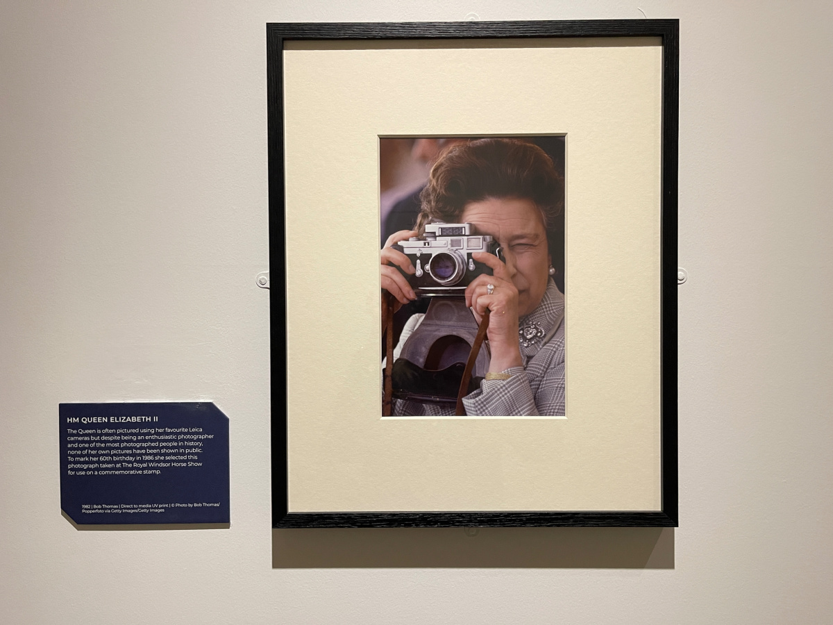 Life Through a Royal Lens at Kensington Palace - a photograph of HM The Queen with her Leica camera