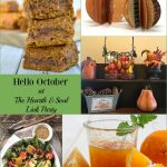 Hello October! Celebrating the arrival of fall's most beautiful month at The Hearth and Soul Link Party