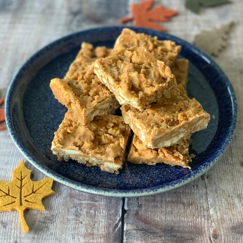 Aunt Dorothy's Butterscotch Squares on a plate