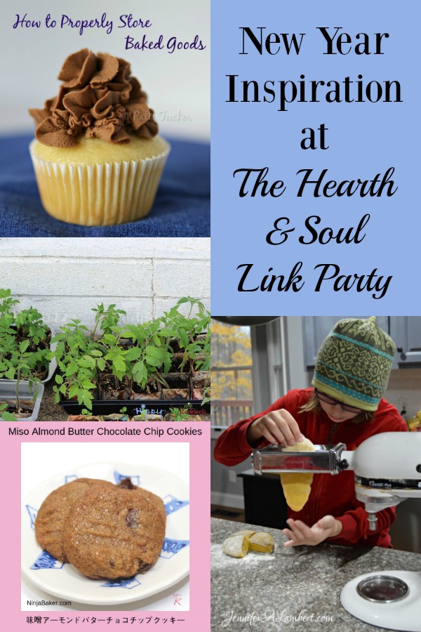 The Hearth and Soul Link Party is back and we've got lots of inspiration to help you make it a great one! Join us for great recipes, ideas and more, and please share your blog posts too!