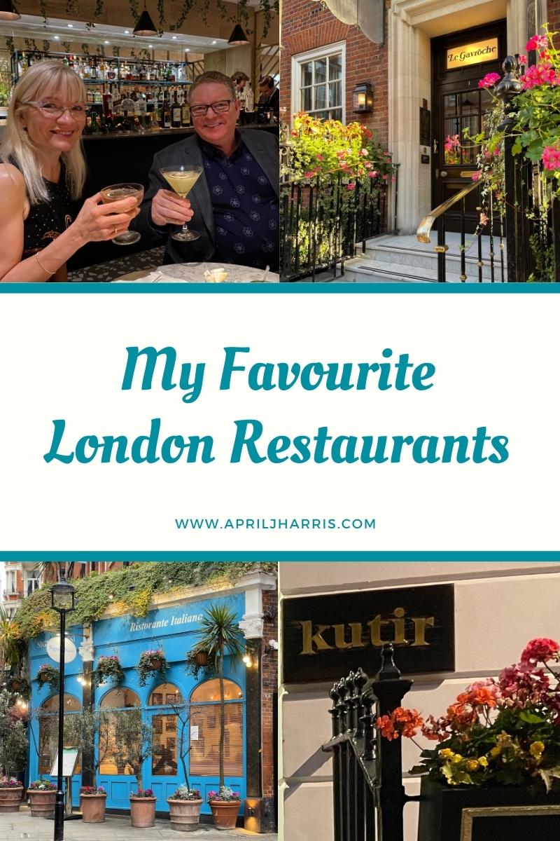Four of April Harris' favourite London Restaurants