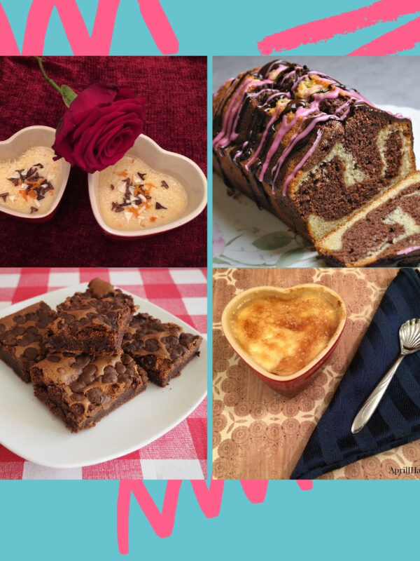 A selection of Valentines Day Desserts