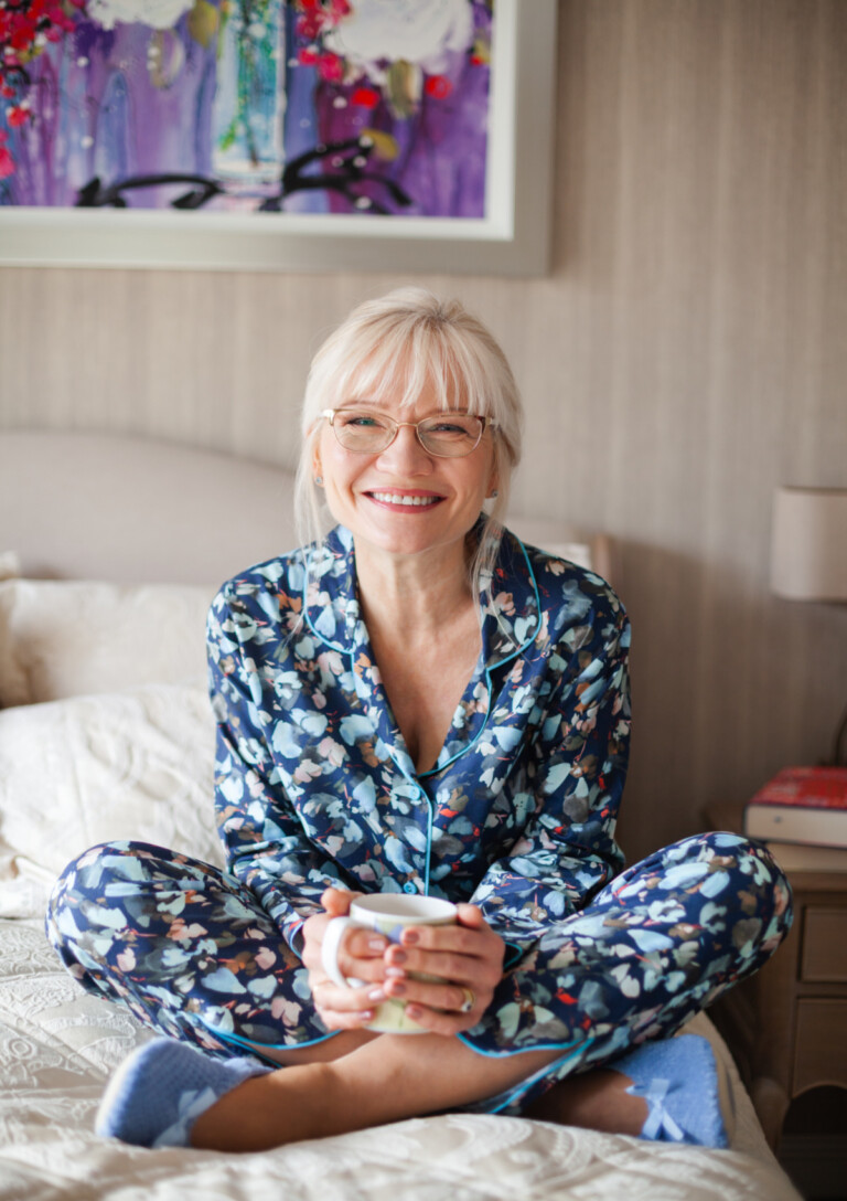 Be Kind To Yourself - April Harris taking time out with a coffee
