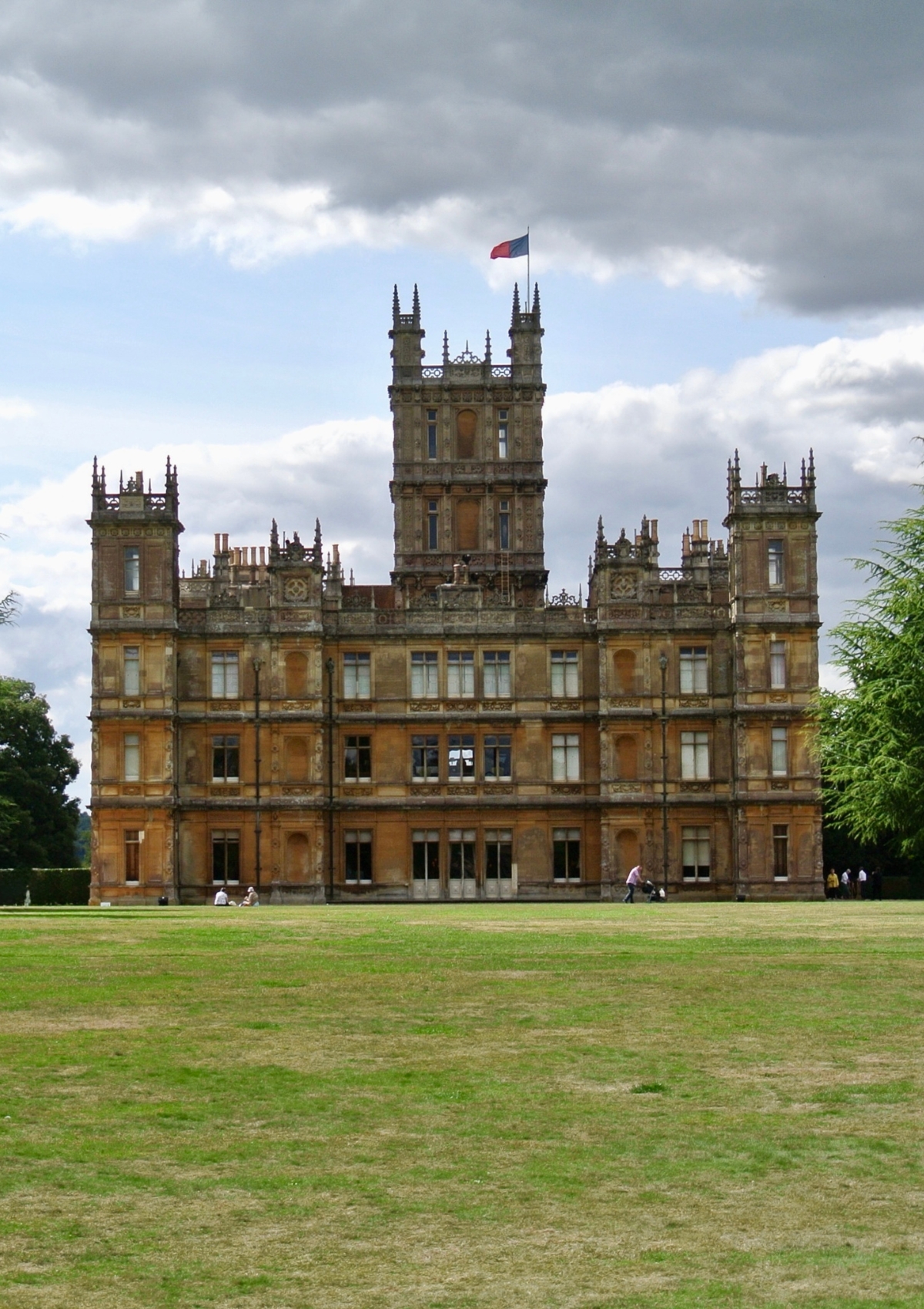 A Front view of Highclere Castle - photo taken by me