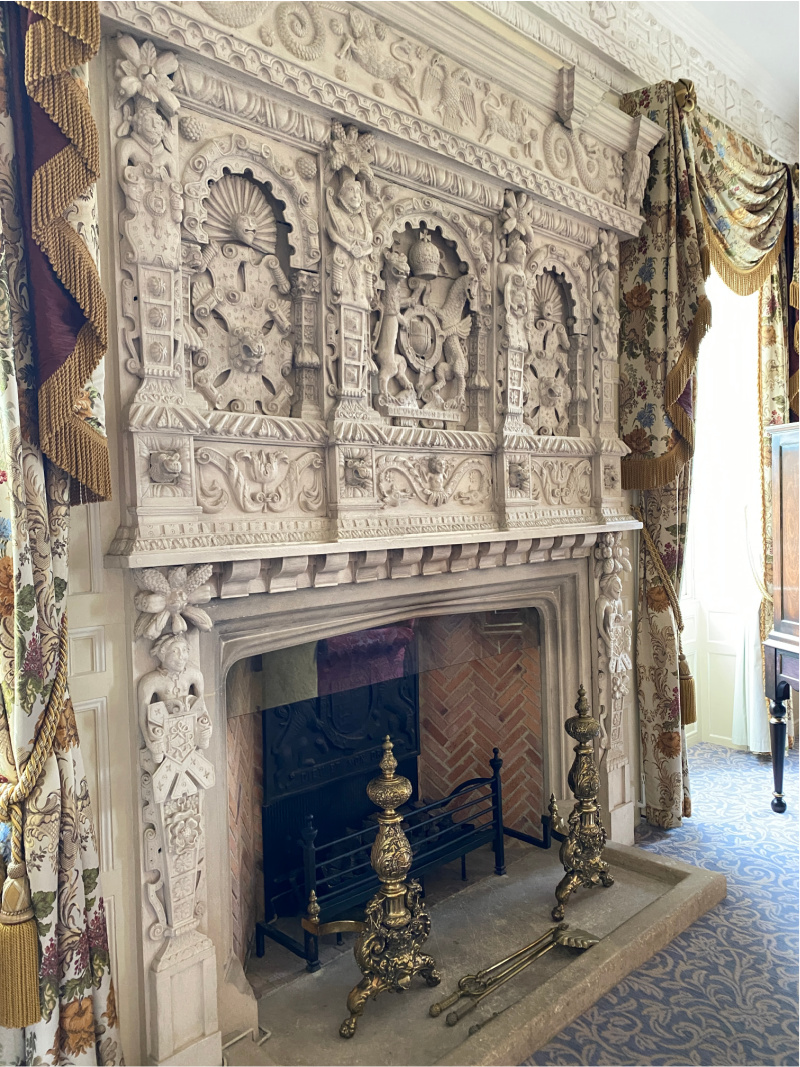 The Fireplace in the Lady Astor Suite 