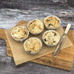 Blueberry Chia Muffins with Lemon and Ginger