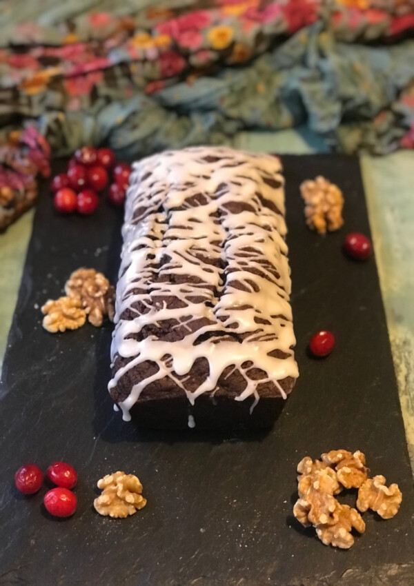Chocolate and Cranberry Quick Bread