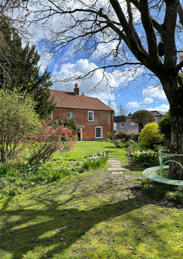 Jane Austen's House photographed from the garden