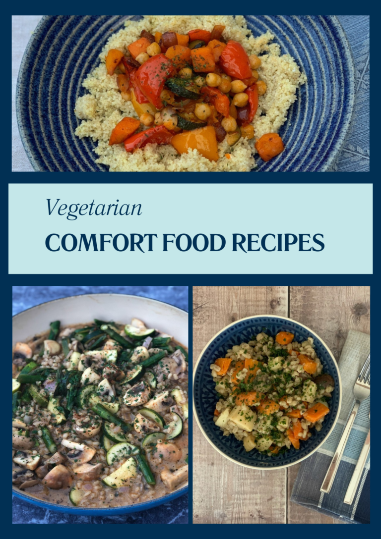 3 Vegetarian comfort food recipes