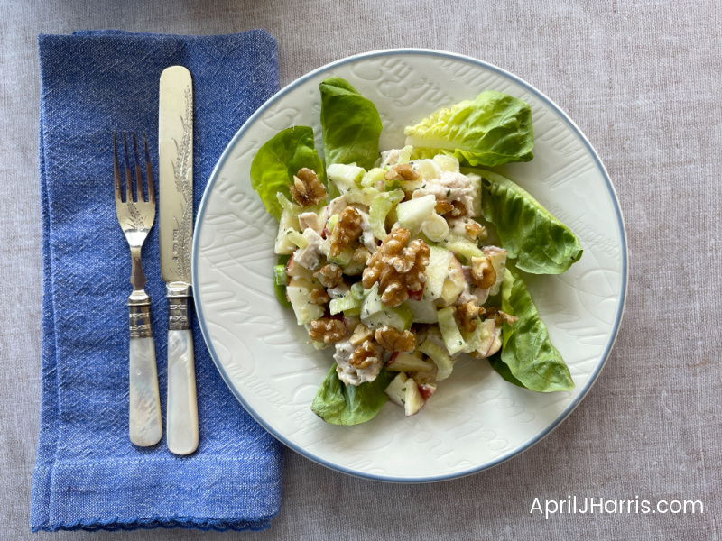 Waldorf Salad served for lunch