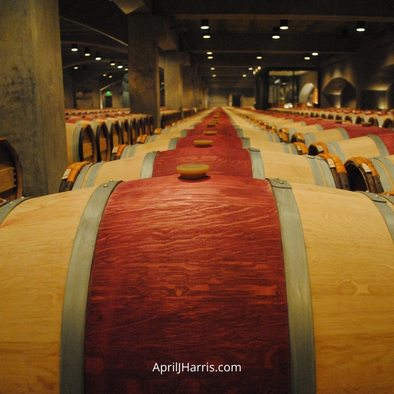 Wine Barrels at Robert Mondavi Winery, Napa