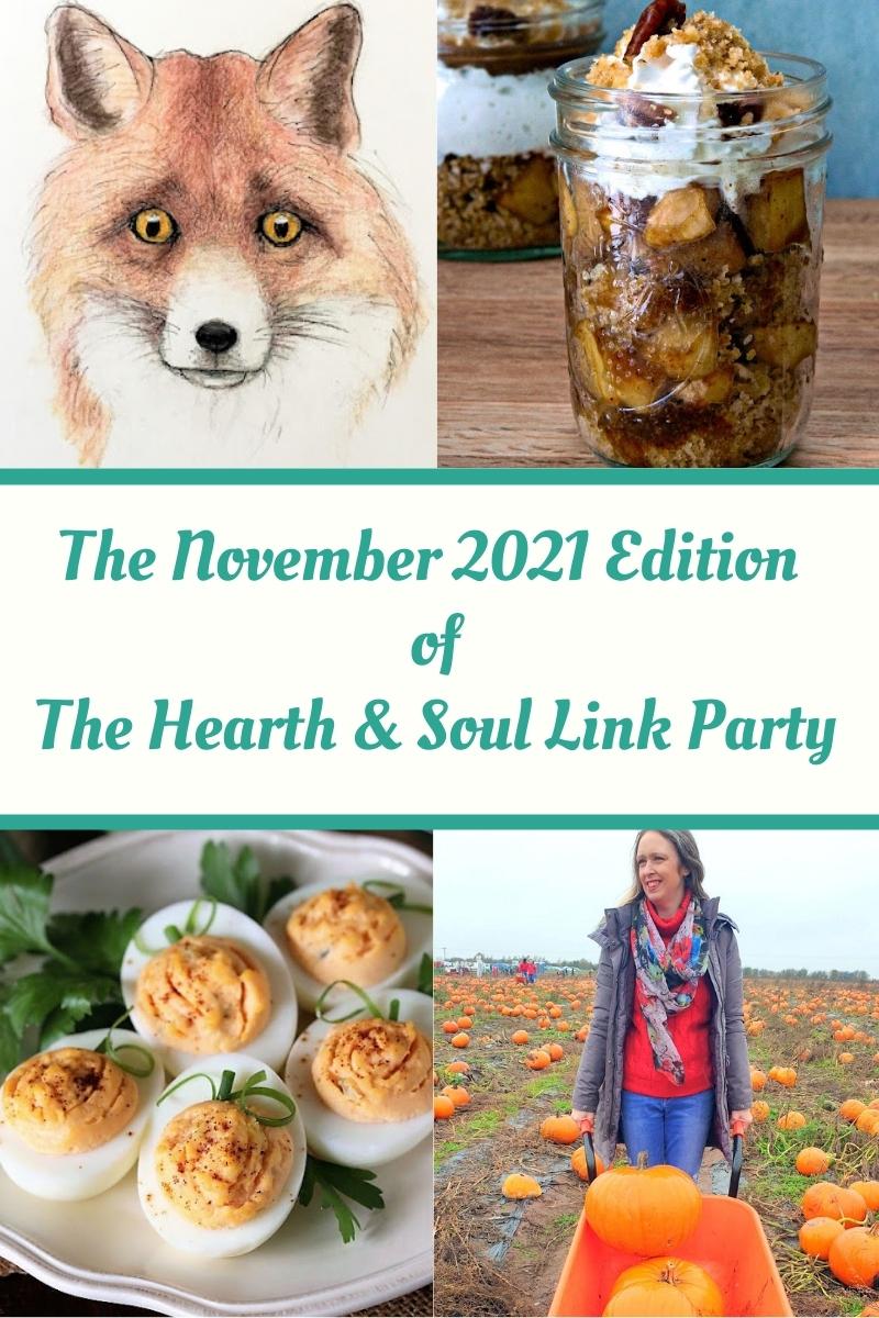 The November Edition of Hearth and Soul - Featured Posts