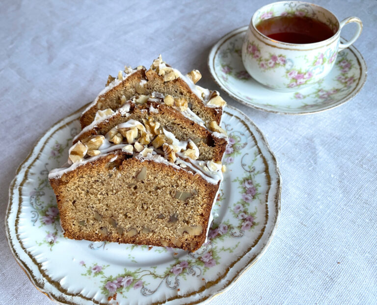Gluten Free Coffee and Walnut Cake
