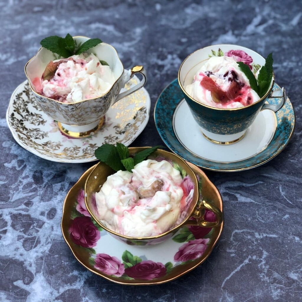 Gooseberry Fool for Platinum Jubilee Afternoon Tea