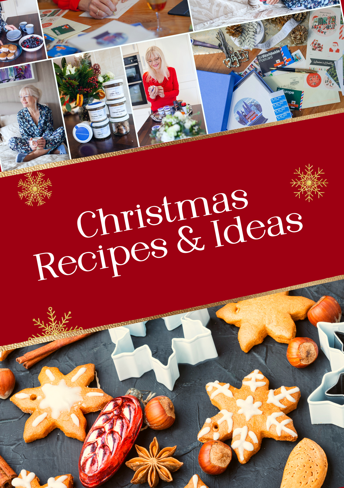 Christmas Ideas and Recipes - a montage of Christmas images