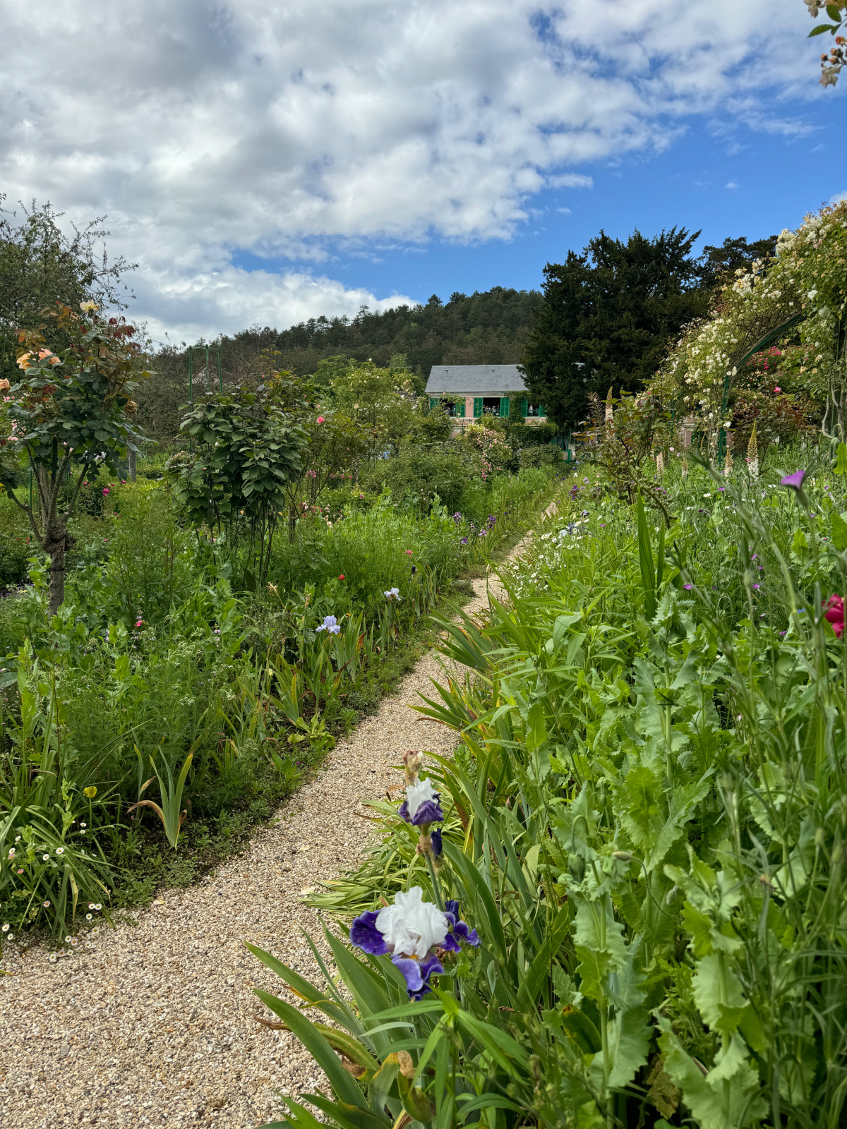 A garden path at Giverny, Monet's gardens in Normandy