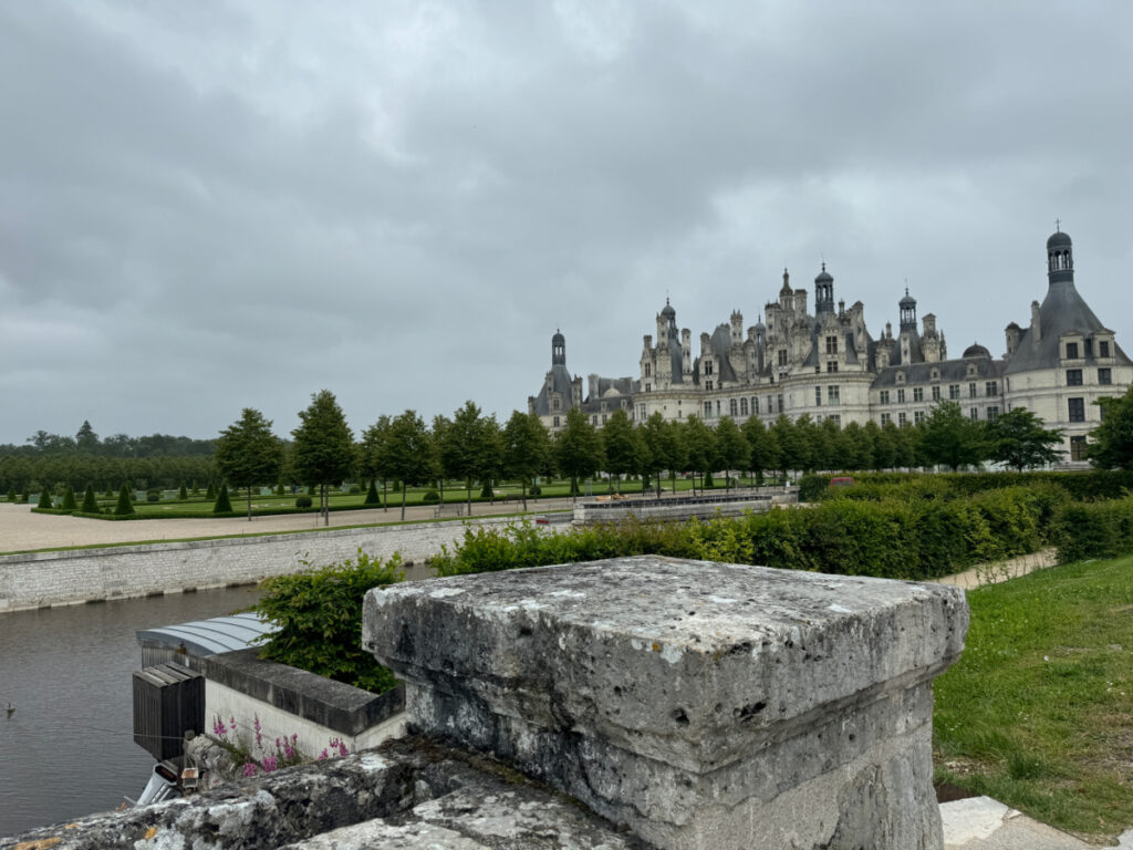 A view of the Château de Chambord